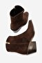 Worpen Women's Genuine Leather Western / Cowboy Boots Brown Suede - 5