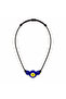 Handmade Glass Evil Eye Beaded Necklace – Unisex Necklace with Adjustable Drawstring - 2
