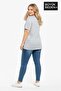 Big Size Women's Basic 3Xl-6Xl Crew Neck 3-Piece T-Shirt Set Spr26Btsk510+3 - 3