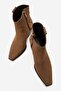 Worpen Women's Genuine Leather Western / Cowboy Boots Brown Suede - 4
