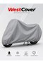 Volta Demon Gr250R Gray Rear Bag and Lock Compatible-Motorcycle Tarpaulin,Waterproof Uv Motor Cover with Connection Clip and Carry Bag.