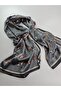 Luxury Voile Silk Shawl Hijab Foulard Scarf Shawl Horse Patterned 70 X 180 cm - 4