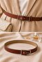 Gold Square Buckle Bridge Belt - 3