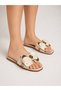 Milen Women's Soft Fluffy Sole Imported Bow Detailed Daily Dowry Bundle, Outdoor and Indoor Slippers - 3