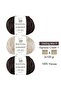 Darling Mix 9 - 100% Viscose Yarn 3-Color Combination – Espresso Cream 1 – 3 X 100 g