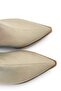 Short Heeled Zippered Non-Slip Sole Boots Beige 3 cm - 5