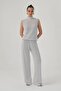 Women's Fully Stoned Knitwear with Elastic Waist Design Trousers - 6