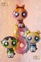 Powerpuff Girls Themed 8 Year Old Balloon Set 4 Pieces - Giant Size Powerpuff Girls Birthday Balloon Set