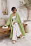 Satin Silk Patterned Kimono - 3