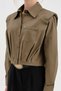 Women's 100% Cotton Shirt with Padded Shoulders and Detailed Design - 5