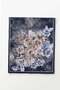 Floral Patterned Aqua Soft Shawl 4075 - Dark Blue - 4