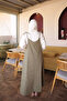 Khaki Rope Strap Gilet Dress - 5