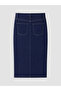 Texx Store Quality Plus Size Regular Fit Jean Skirt - 3