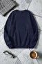 Unisex Printed Crew Neck Sweatshirt - 2