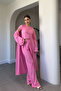Bluz Pants Kimono Set - Pink
