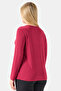 11021 Bordo Pile Collar Long Sleeve Knitted Blouse - 4