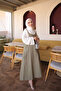 Khaki Rope Strap Gilet Dress - 2