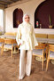 Yellow Side Collar Waist Tie Poplin Shirt - 2