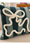 Punch Embroidered Throw Pillow Cover - 50X30 cm - - Pnk001 - 2