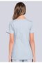 Ww685 Pregnant Women's Scrubs Top – Imported, Adjustable Side Ties, Flexible Ribbed Side Panels, 3 Pockets Doctor Nurse Single Top - 4
