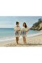 Cotton Bohemian Patterned Muslin Cotton Pareo Beach Dress Kimono – Standard Size - 3