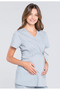Ww685 Pregnant Women's Scrubs Top – Imported, Adjustable Side Ties, Flexible Ribbed Side Panels, 3 Pockets Doctor Nurse Single Top - 2