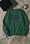 Unisex Frank Active Power Printed Crew Neck Sweatshirt