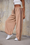 Women's Striped Detailed Loose Baggy Pants - 3