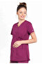 Ww685 Pregnant Women's Scrubs Top – Imported, Adjustable Side Ties, Flexible Ribbed Side Panels, 3 Pockets Doctor Nurse Single Top - 3