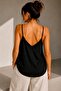 Front and Back V-Neck Strappy Casual Woven Blouse My5125 - 2
