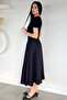 Gülseli Women's Square Neck Half Sleeve Dress - 3