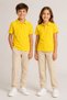 Children's Unisex 2-Pack Polo Collar Short Sleeve School T-Shirt 100% Cotton 2-14 Years