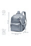 Silver 3-Piece School Bag Set Set0127422 Waterproof Polyester + Pvc Fabric Special Production Polyester + Pvc Lining - 7