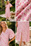 Gülseli Women's Patterned Short Sleeve Dress - 5