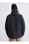 Mg Trenden Black Standard Fit Hooded Men's Coat - 5