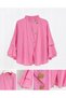 Ruffle Sleeve High-Neck Shirt