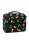 Satin Fabric Embroidered Four-Compartment Orthopedic Four-Compartment School Bag with Pen Holder and Thermos Lunch Bag 3 School Set'Boom' - 5