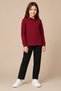 Children's Unisex 2-Piece Polo Collar Long Sleeve School T-Shirt 100% Cotton 2-14 Years - 3