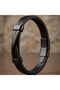 Minimalist - Black Genuine Leather Twisted Design Men's Bracelet