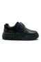 985 Orthopedic 100% Genuine Leather Boys' Black School Shoes