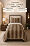 Welsoft Cotton Double-Sided Single Duvet Set 155X215 cm + 1 Piece 50X70 cm Pillowcase as a Gift - Leopard Pattern - 4