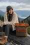 Genuine Leather & Waxed Canvas Vintage Backpack with Waterproof Laptop Compartment, Mountaineering Camping & Daily Unisex Bag - 3