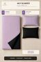 Double Sided Cotton Duvet Cover Set Striped-Solid Black 200X220Cm +2 Pillowcases 3 Pieces Without Sheets - 3