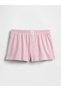 Kadın Açık Pembe Boxer Pijama Şort - 2