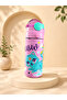 Stainless Steel Cat Patterned Girl's 550 ml Water Bottle-Water Bottle