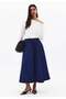 A-Line Long Skirt - BELLWETHER BLUE