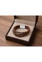 Castello Premium Three-Row Braided Leather Men's Bracelet – Steel Magnetic Clasp - 3