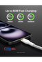 Usb-If Certified Braided Type C Fast Charging Cable for iPhone 15, Samson Boost Charge Pro USB C Cable - 2