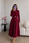 Gold Single Button Notched Lapel Jacket and Trousers Double Blazer Suit - 3