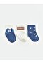 Patterned Baby Boy Socks 3-Pack (W6) - 2